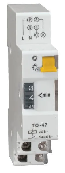 Таймер ТО47 освещения 16А 230В на DIN-рейку IEK MTA30-16