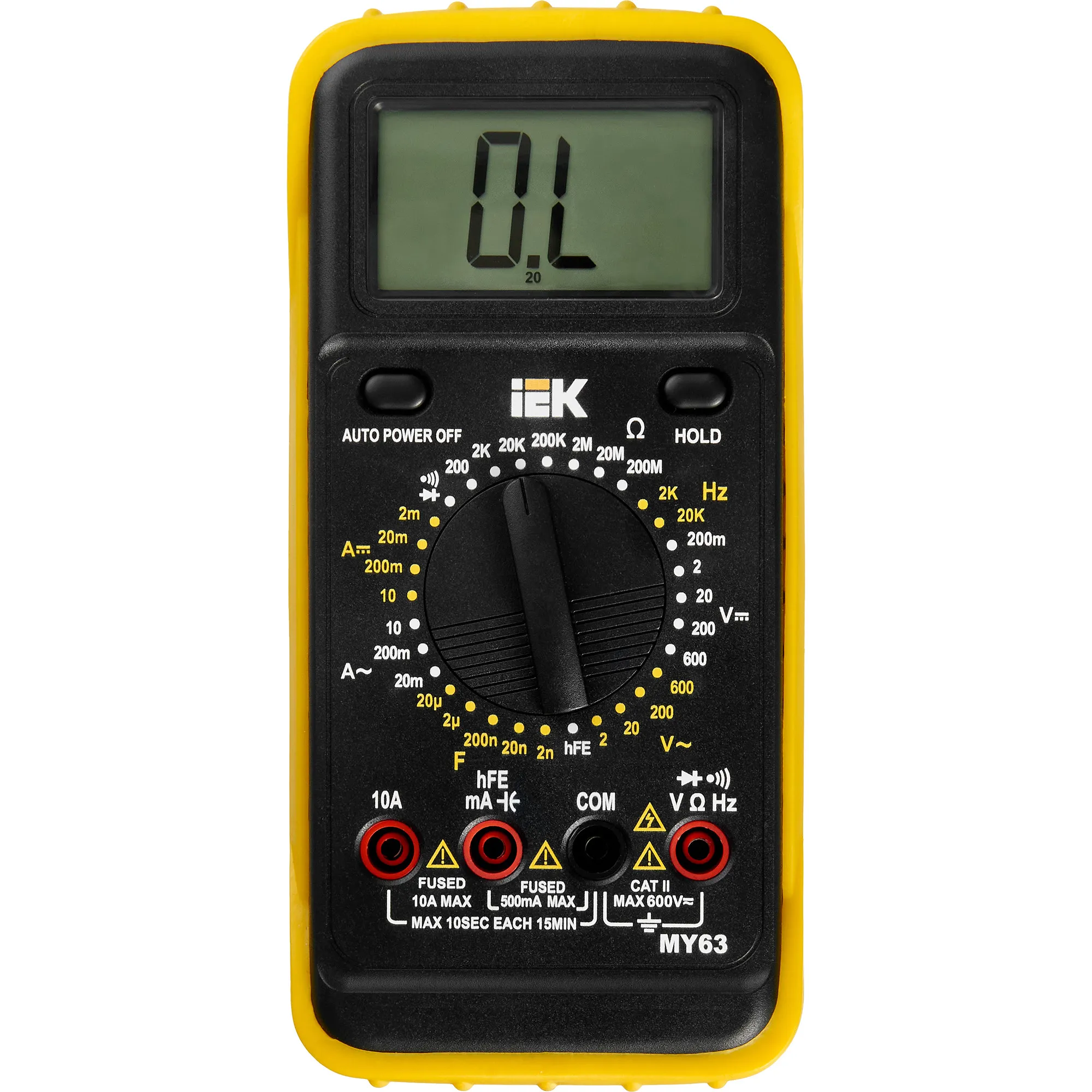 Мультиметр цифровой PROFESSIONAL MY63 IEK - Фото 3