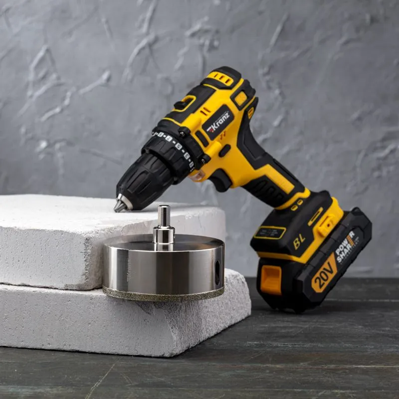 Коронка алмазная 100мм по керамограниту с центровочным сверлом KRANZ - Фото 2