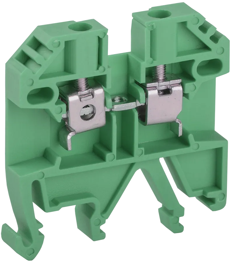 Клемма винтовая КВИ-2,5мм2 зеленая IEK