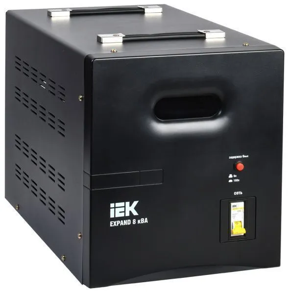 Стабилизатор напряжения переносной EXPAND 8кВА IEK IVS21-1-008-11