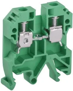 Клемма винтовая КВИ-6мм2 зеленая IEK YZN30-006-K06