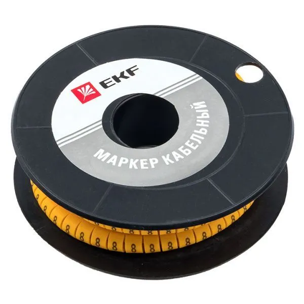 Маркер кабельный 1,5 мм2 "8" (1000 шт.) (ЕС-0) EKF