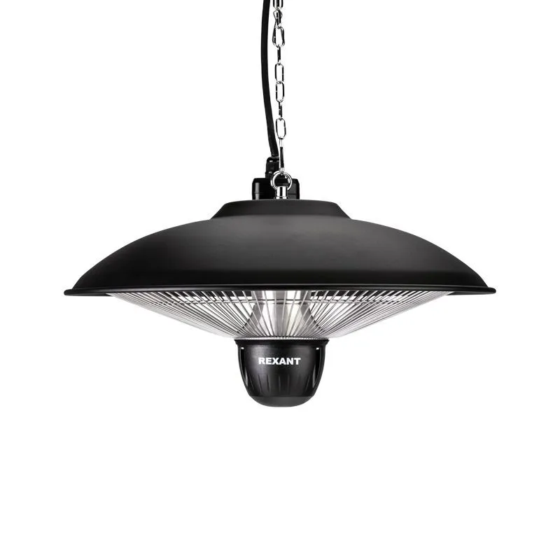 Обогреватель электрический инфракрасный подвесной в корпусе из нержавеющей стали 1,5кВт, 3 режима обогрева, механическая регулировка REXANT 60-0061