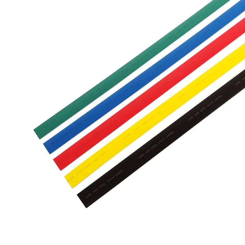 Набор термоусаживаемых трубок ТУТ нг 20,0/10,0мм, пять цветов, упаковка 25 шт. по 1м REXANT