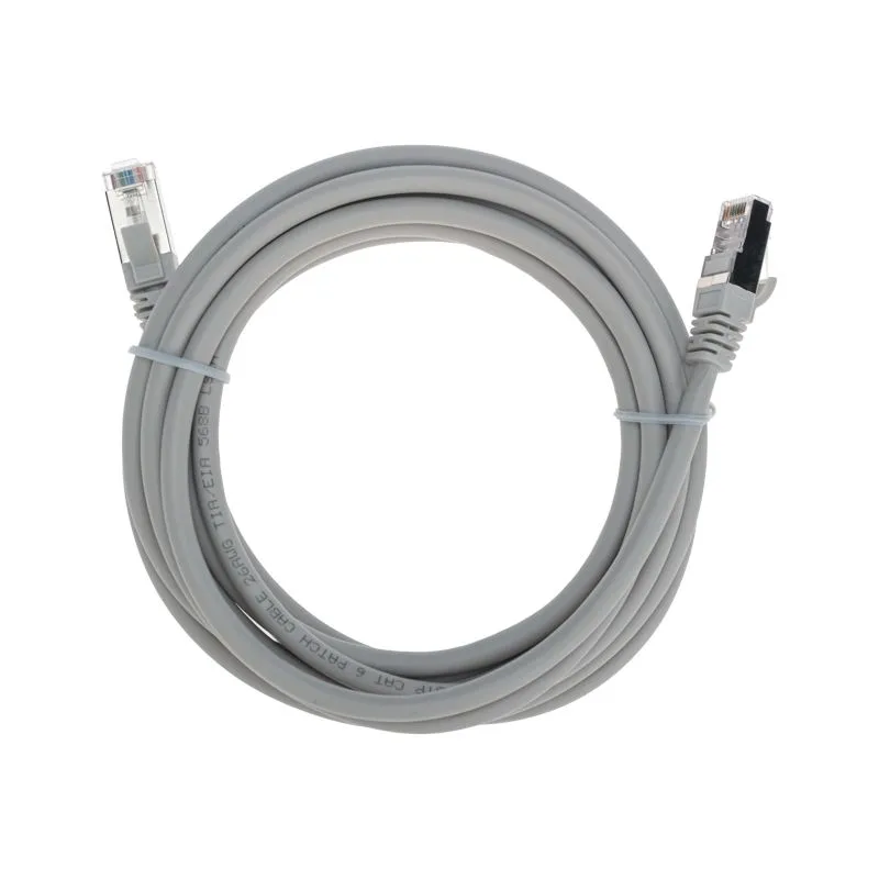 Патч-корд F/UTP, CAT 6, RJ45-RJ45, 26AWG, LSZH, серый, 3м REXANT 02-0210-3
