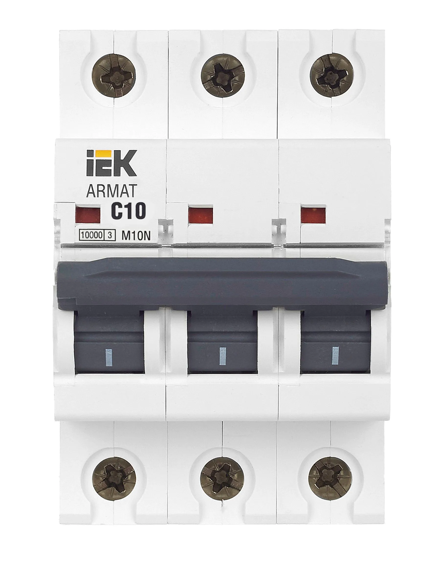 ARMAT Автоматический выключатель M10N 3P C 10А IEK - Фото 3