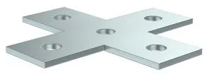 Пластина соединительная X-образная для STRUT-профиля EZ IEK CLM50D-PXS-136-40