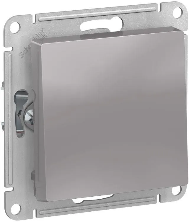 Выключатель 1-кл. СП AtlasDesign 10А IP20 (сх. 1) 10AX механизм алюм. SE ATN000311