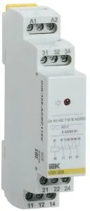 Реле промежуточное модульное OIR 3 контакта 8А 110В AC/DC IEK OIR-308-ACDC110V