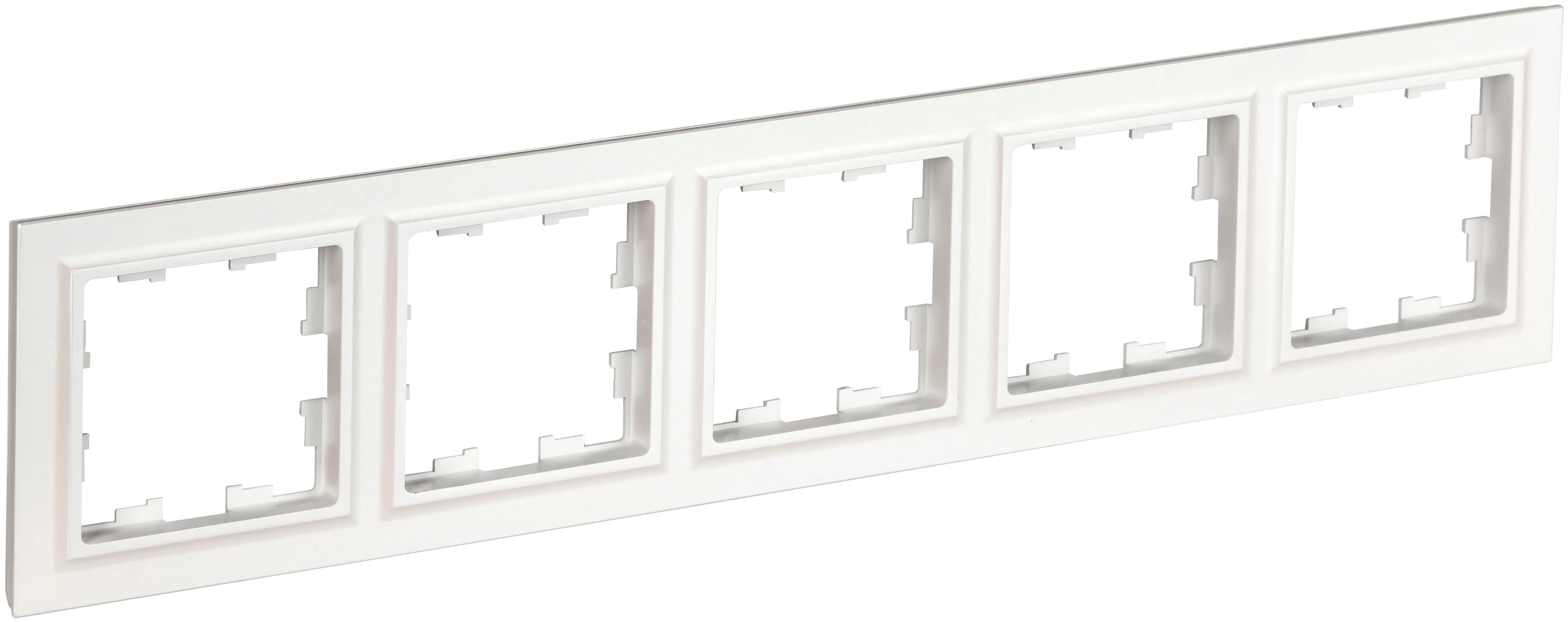 BRITE Рамка 5-местная РУ-5-БрБ белый IEK