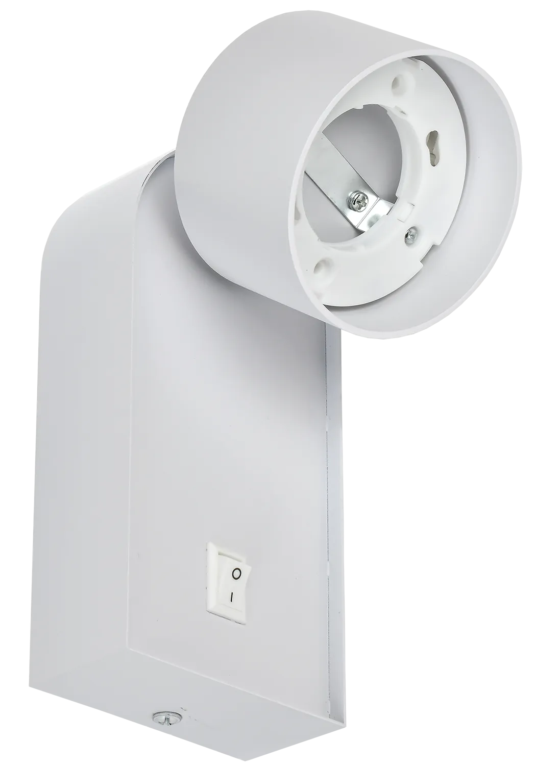 LIGHTING Светильник 4041 накладной настенный под лампу GX53 белый IEK LT-UBB0-4041-GX53-1-K01