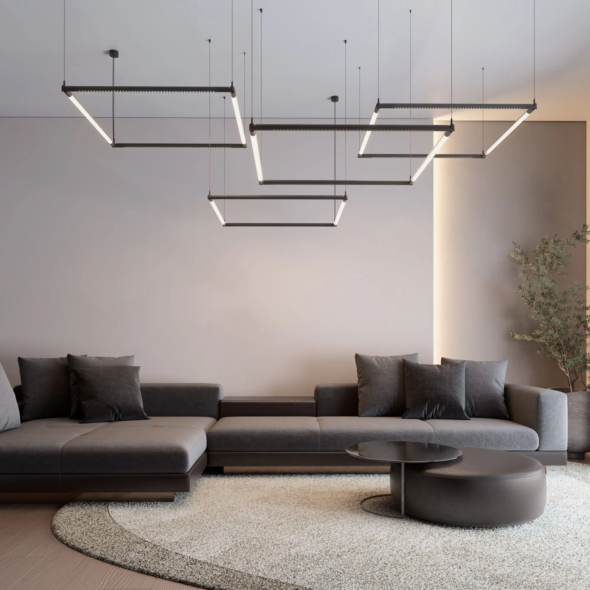 Module System Набор подвеса угловой без питания (черный) - Фото 14