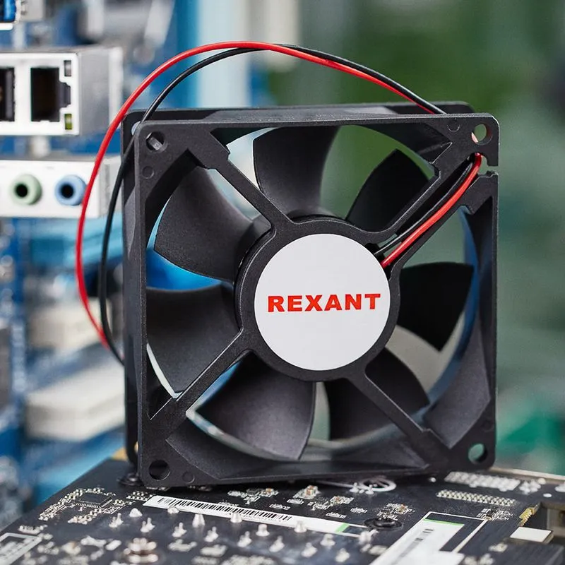Вентилятор RQD 8025MS, DC 12В REXANT - Фото 2