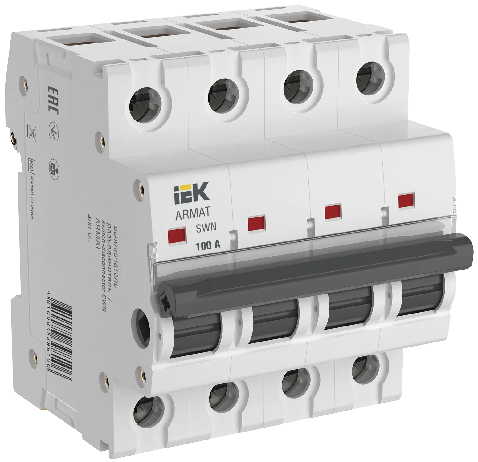 ARMAT Выключатель-разъединитель SWN 4P 100А IEK