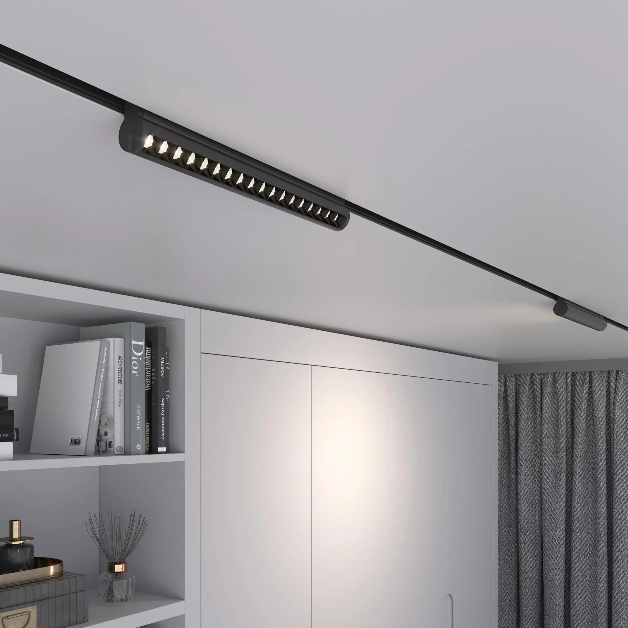 Slim Magnetic Трековый светильник 18W 4200K Alter (чёрный) 85050/01 Elektrostandard - Фото 5