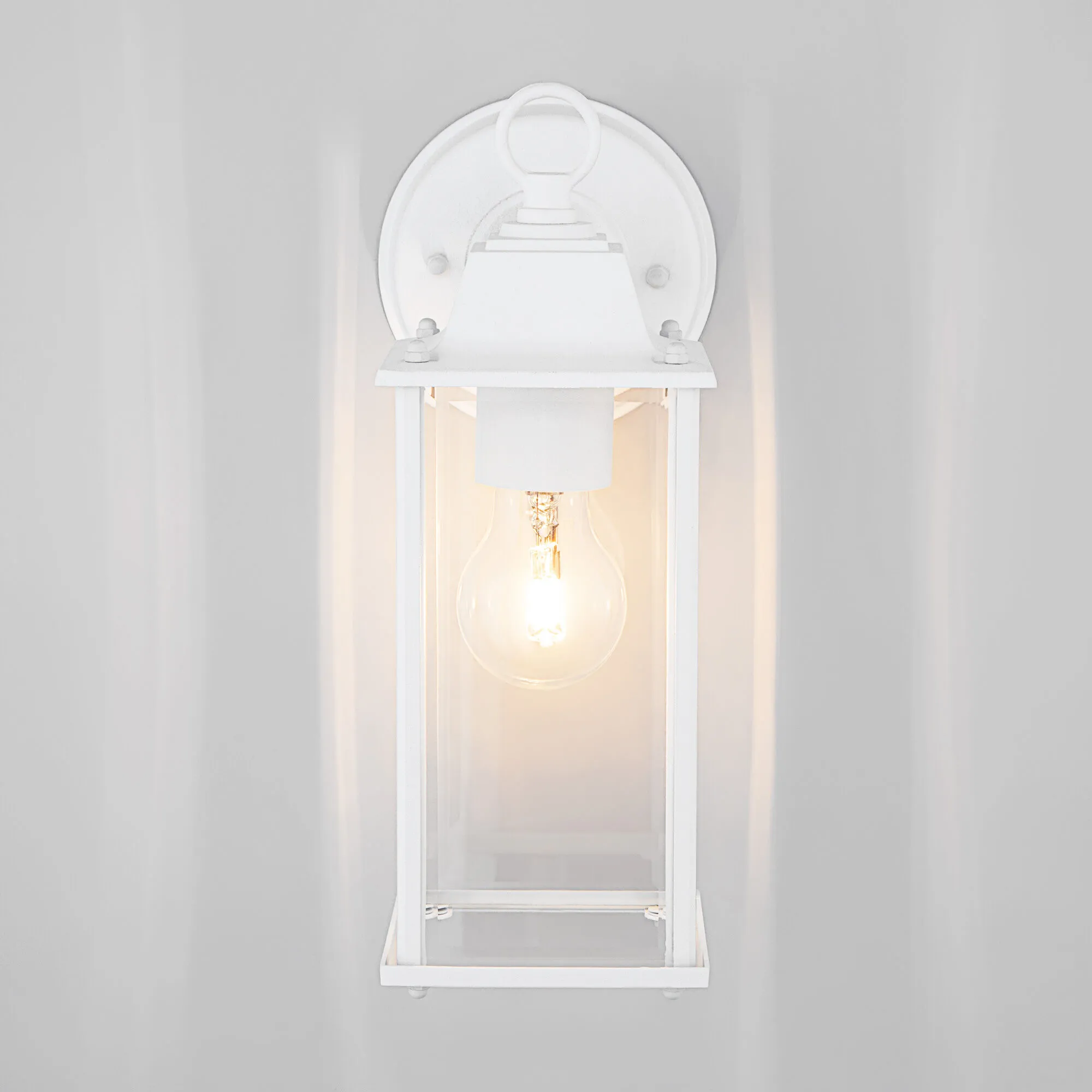 Светильник уличный настенный Brick белый GL 1008D Elektrostandard - Фото 2