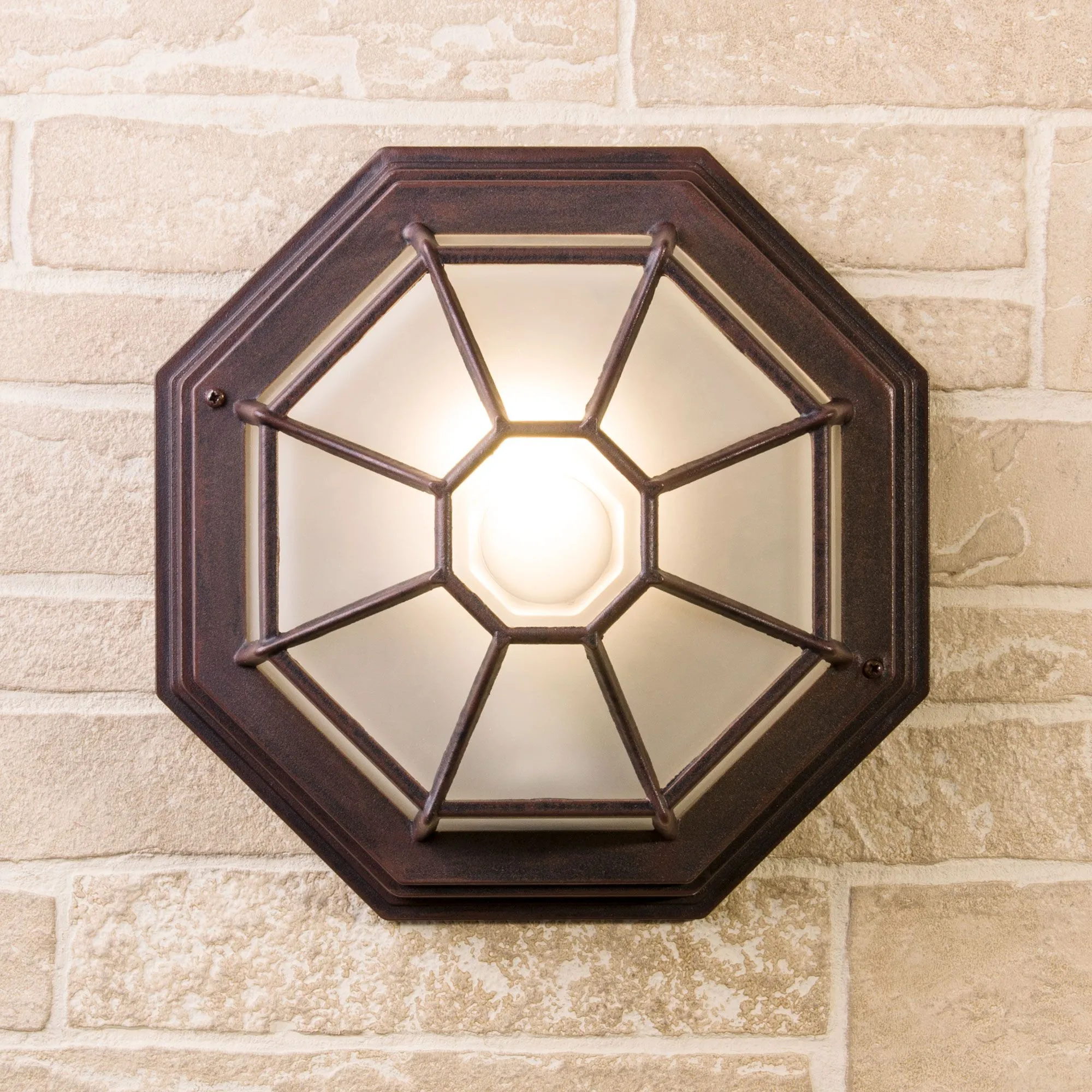 Светильник уличный настенный Telarana L капучино GL 1024D Elektrostandard - Фото 2