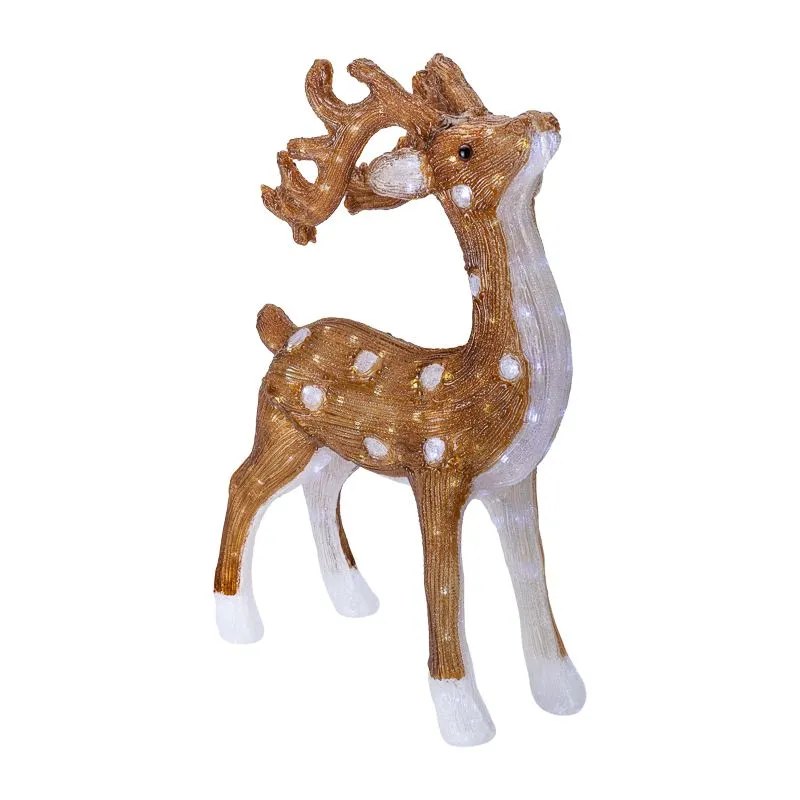 Акриловая светодиодная фигура Пятнистый олень 50х25х75 см, IP65, понижающий трансформатор в комплекте NEON-NIGHT