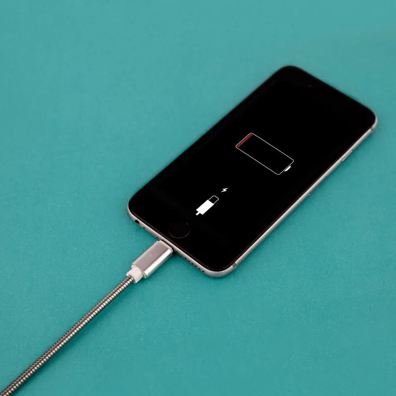 Кабель USB-A – Lightning для Apple, 2,4А, 1м, в металлической оплетке REXANT - Фото 2