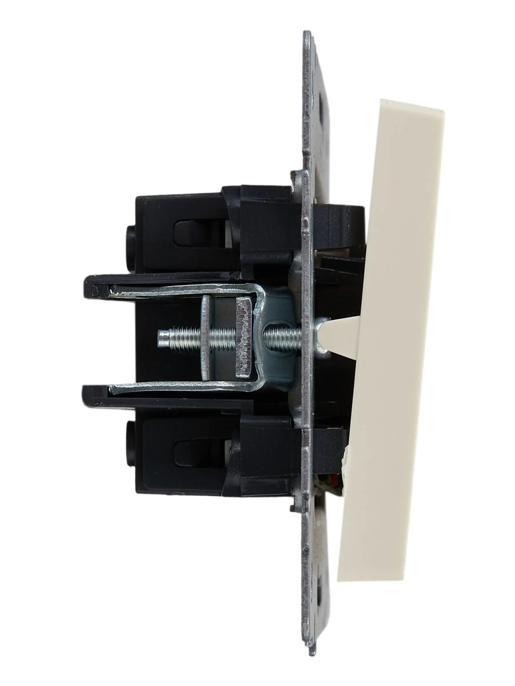 BRITE Выключатель 2-клавишный с индикацией 10А ВС10-2-1-БрКр бежевый IEK - Фото 5