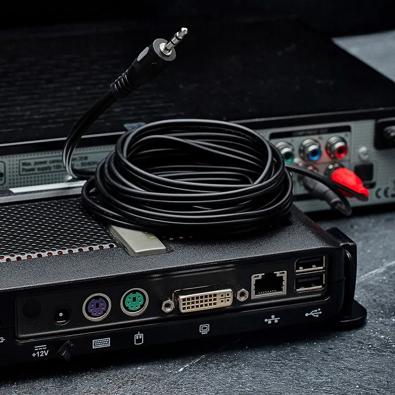 Шнур Стерео 3,5мм - 2 RCA, 3м REXANT - Фото 2