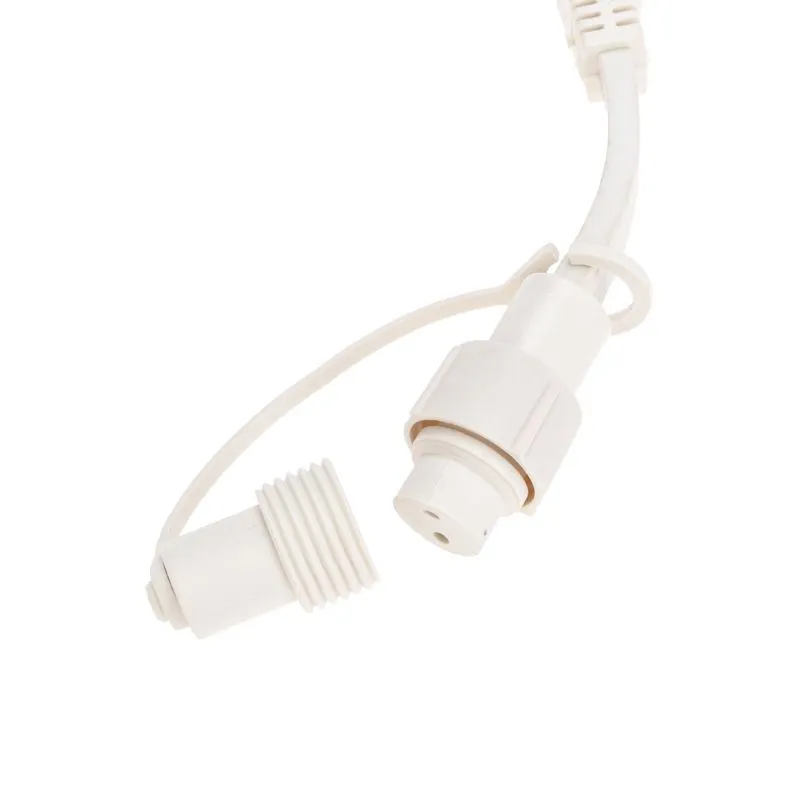 Гирлянда Светодиодный Дождь 2х3м, постоянное свечение, белый провод КАУЧУК, 230 В, диоды БЕЛЫЕ (шнур - Фото 5