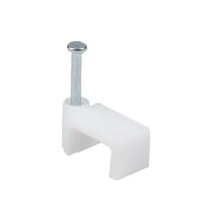 Скоба крепежная квадратная (плоская) (10мм.) (50шт.) EKF plcn-ss-10