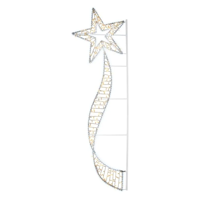 Фигура световая Хвост кометы 75х250 см, 160 LED, цвет свечения теплый белый/белый NEON-NIGHT