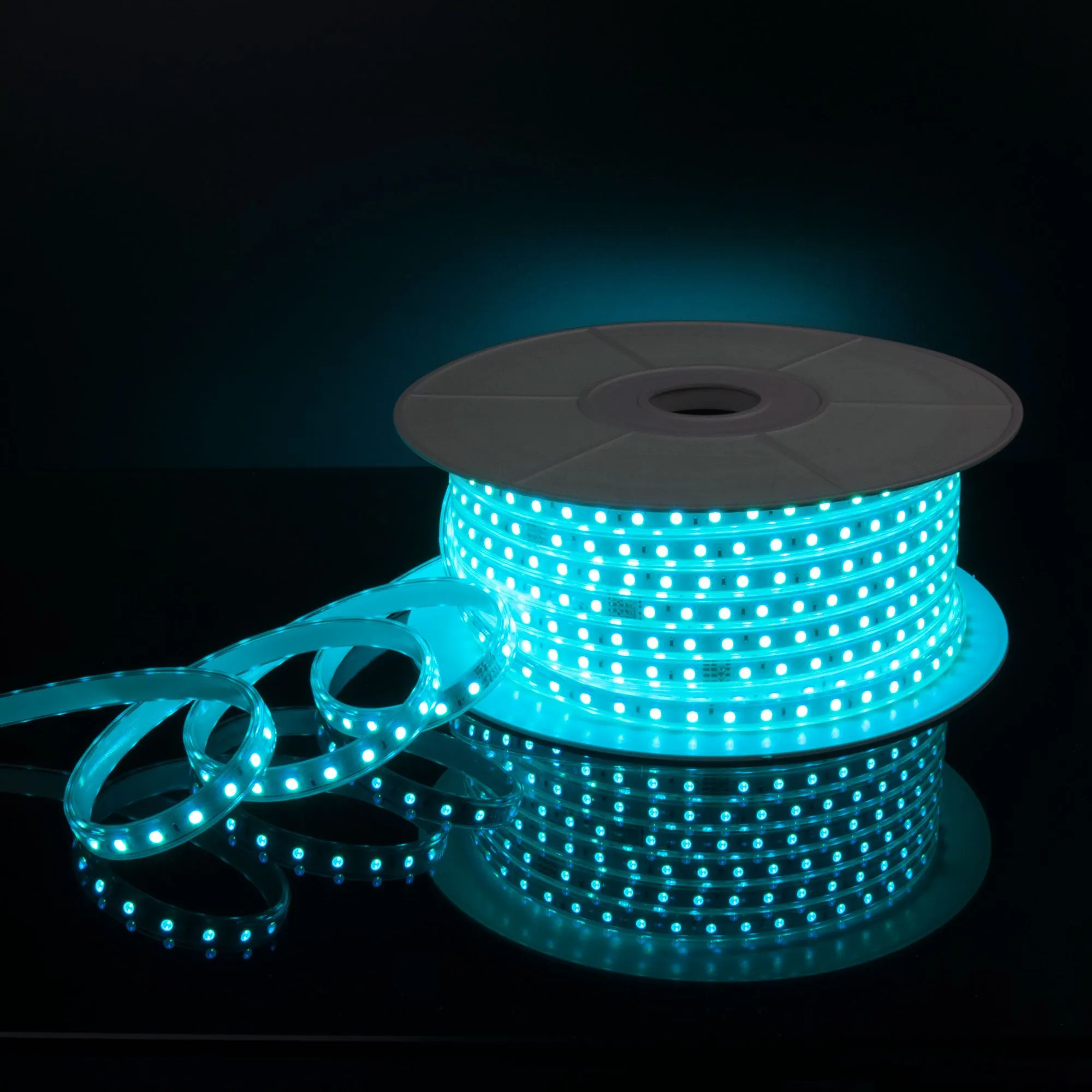 Лента светодиодная 220V 11W 60Led 5050 IP65 мульти, 50 м Elektrostandard - Фото 5