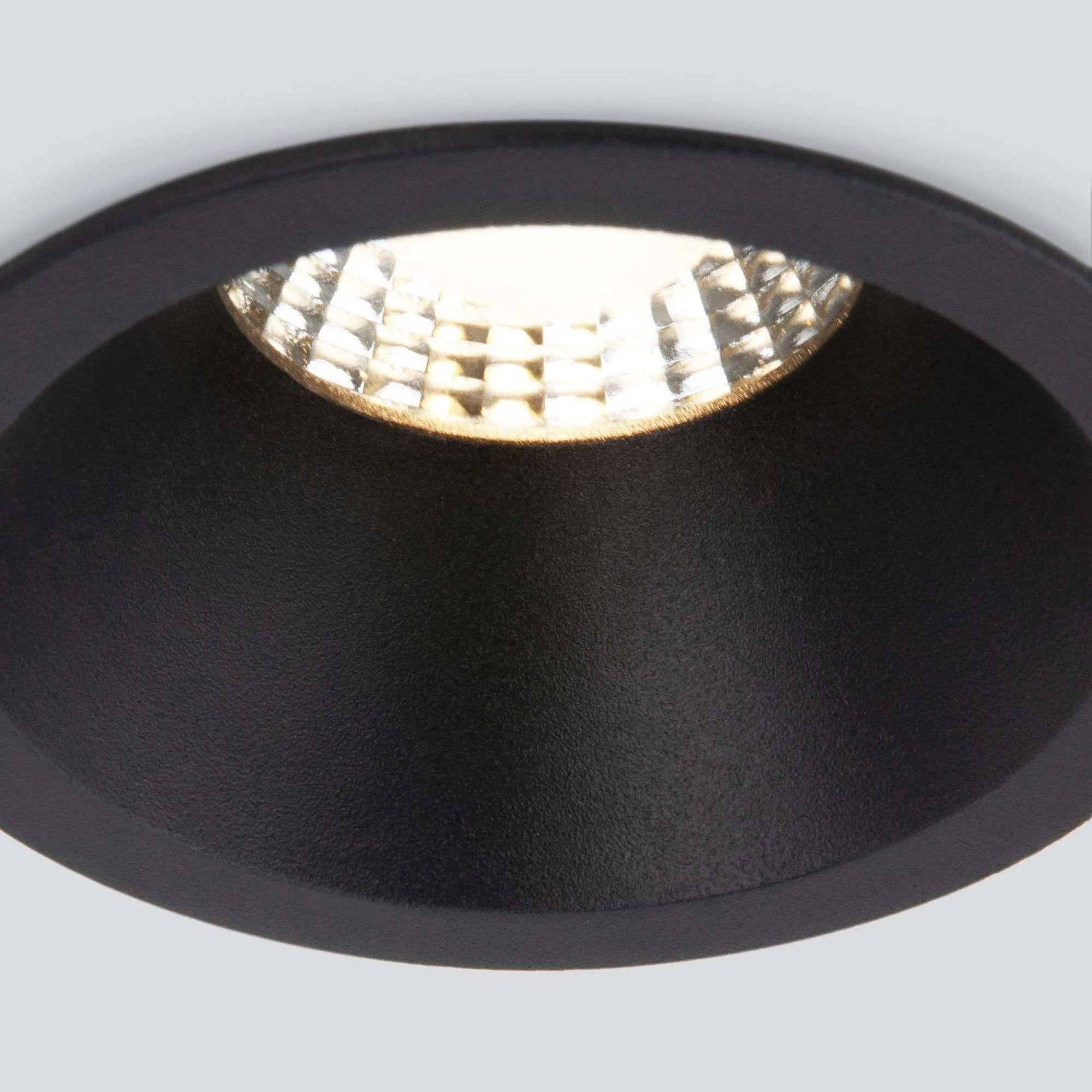 Светильник светодиодный встраиваемый точечный 15266/LED 7W 4200K черный Elektrostandard - Фото 4