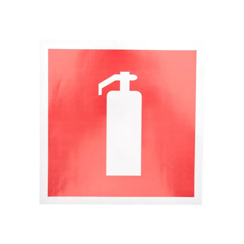 Наклейка знак пожарной безопасности "Огнетушитель"200*200 мм Rexant 56-0051