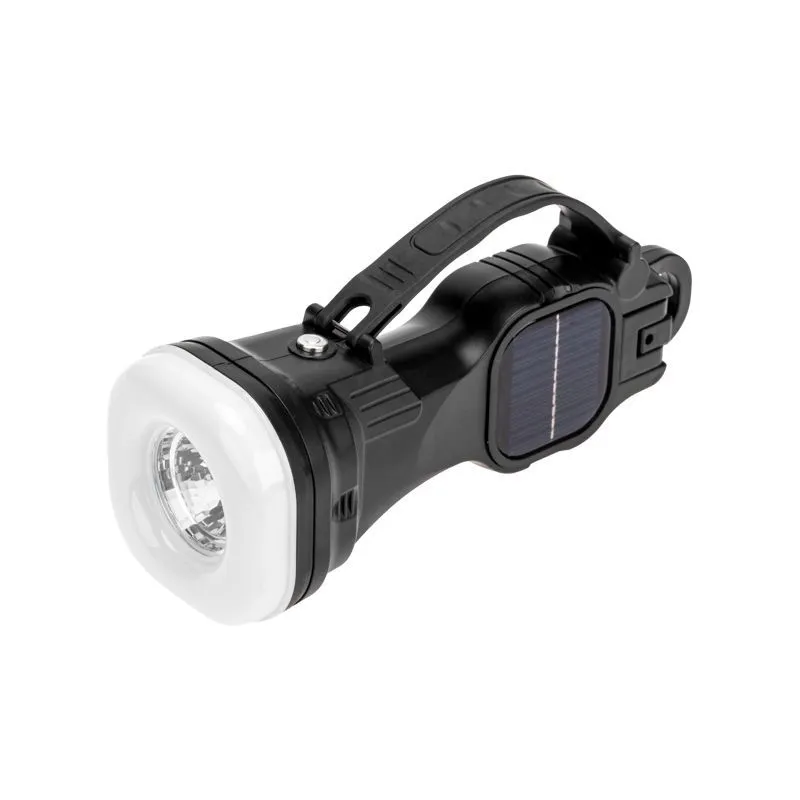 Фонарь кемпинговый с солнечной батареей и крюком REXANT 75-8009