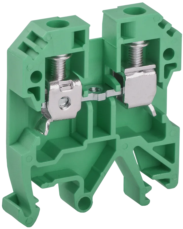 Клемма винтовая КВИ-6мм2 зеленая IEK