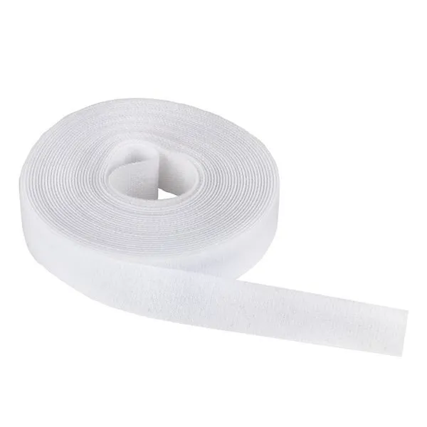 Хомут-липучка 16 мм (5м ролл) белый EKF - Фото 3