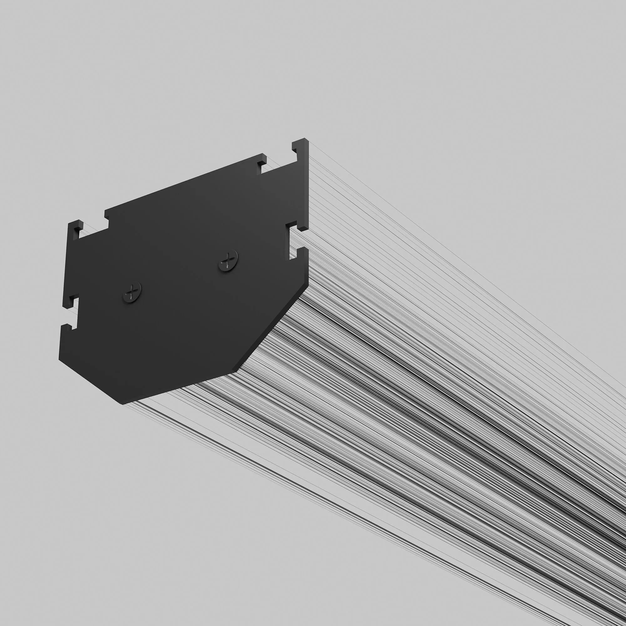 Slim Magnetic Трековый светильник для радиусного шинопровода 20W 4200K Comfi чёрный Ø 800мм