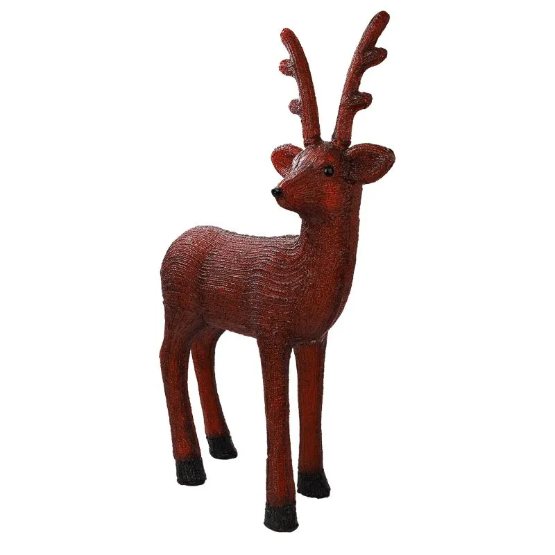 Акриловая светодиодная фигура Бурый олень 100 см, 380 светодиодов, IP 65, понижающий трансформатор в комплекте, NEON-NIGHT - Фото 4