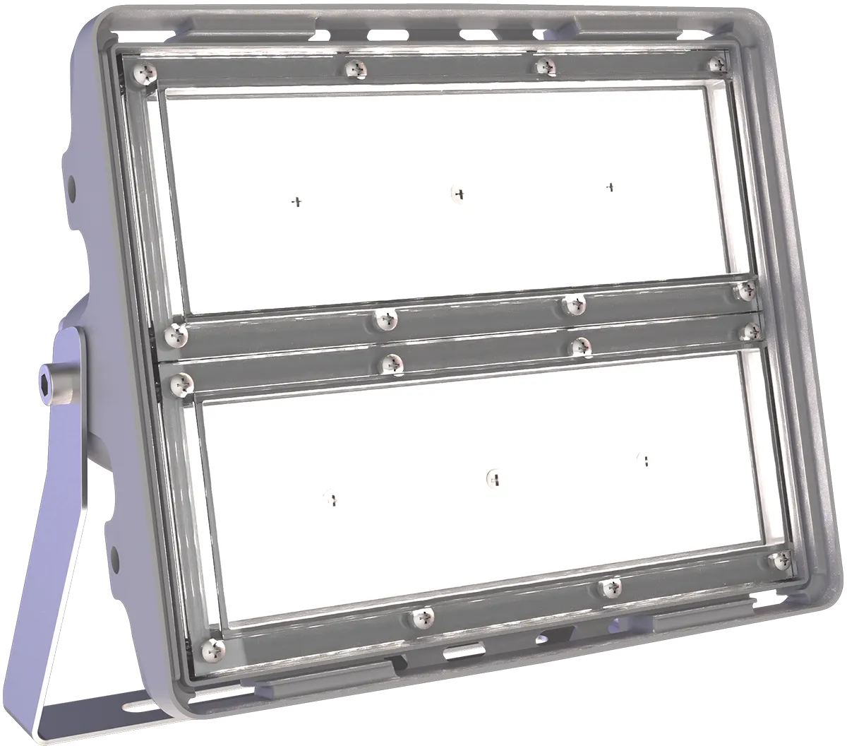 Светильник L-pixel 1/banner/50/Г60/750(R5)/05/MT-KM/I2-C1/220AC IP66 RAL7035 LEDEL PX50-31516-123-182