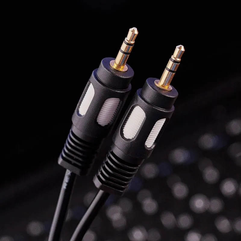 Шнур Стерео 3,5мм штекер - Стерео 3,5мм штекер, 1,5м, Gold REXANT - Фото 2