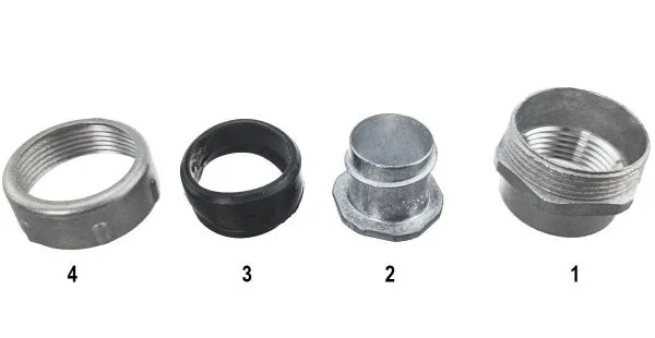 Резьбовой крепежный элемент с внутренней резьбой РКВ-12 У2  IP54 ГОФРОМАТИК (ЗЭТАРУС)