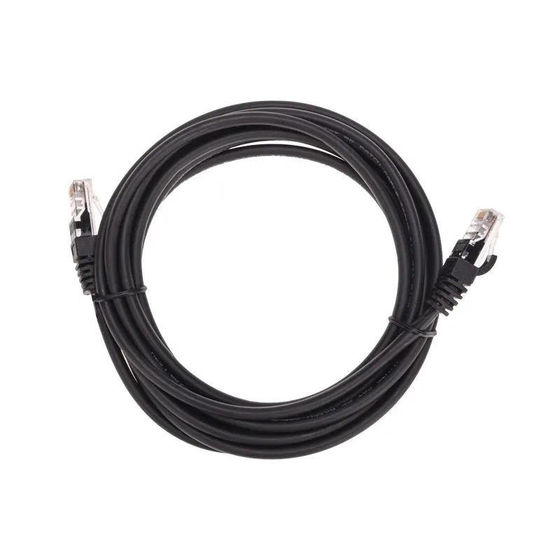 Патч-корд U/UTP, CAT 5e, RJ45-RJ45, 26AWG, LSZH, черный, 3м REXANT 02-0102-3