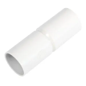 Патрубок-муфта белая d40 мм (20шт/220шт уп/кор) Промрукав