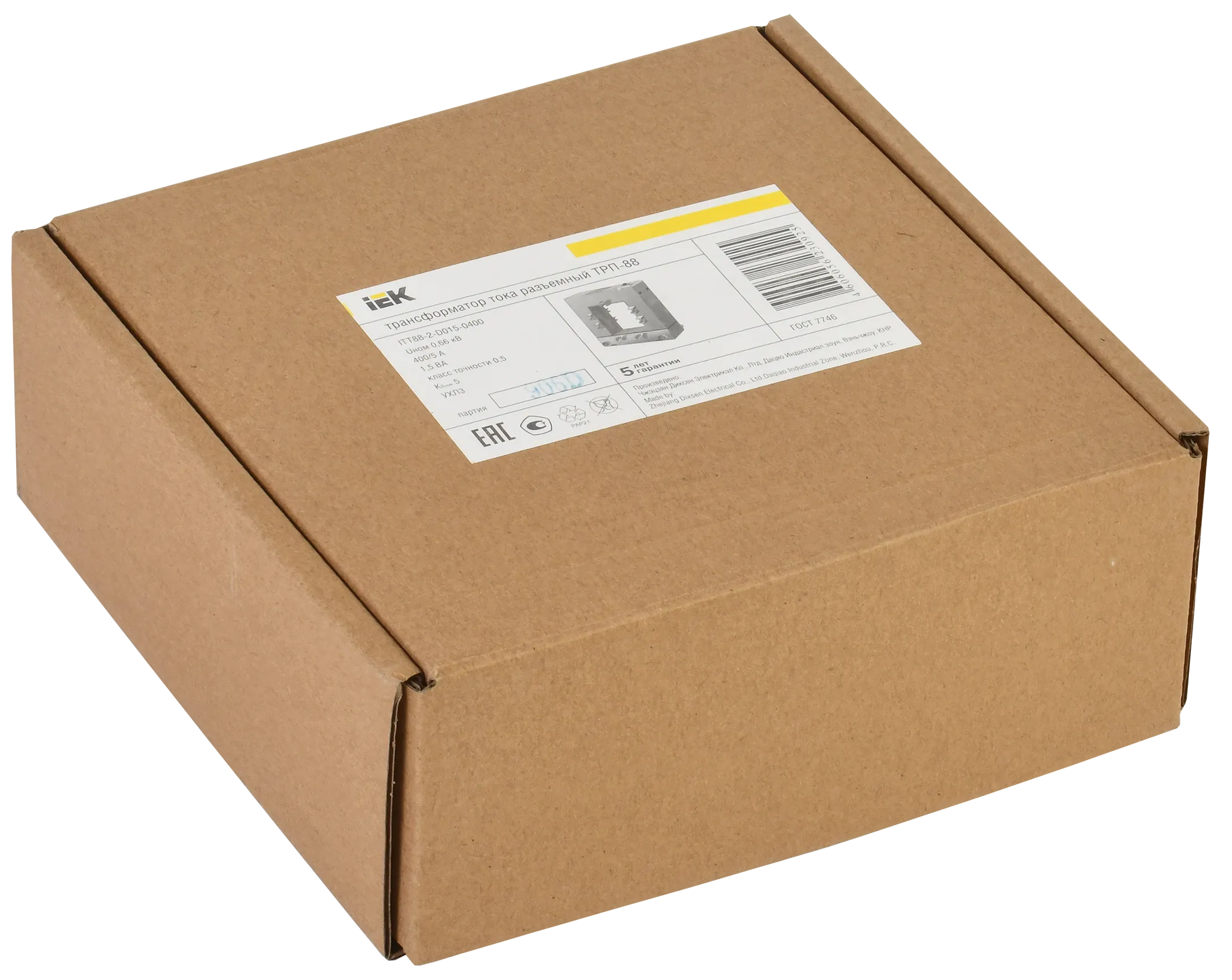 Трансформатор тока ТРП-88 400/5А 1,5ВА класс 0,5 IEK - Фото 2