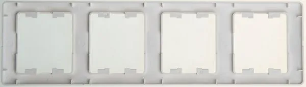 Рамка 4-м Glossa вертикал. перламутр SE GSL000608