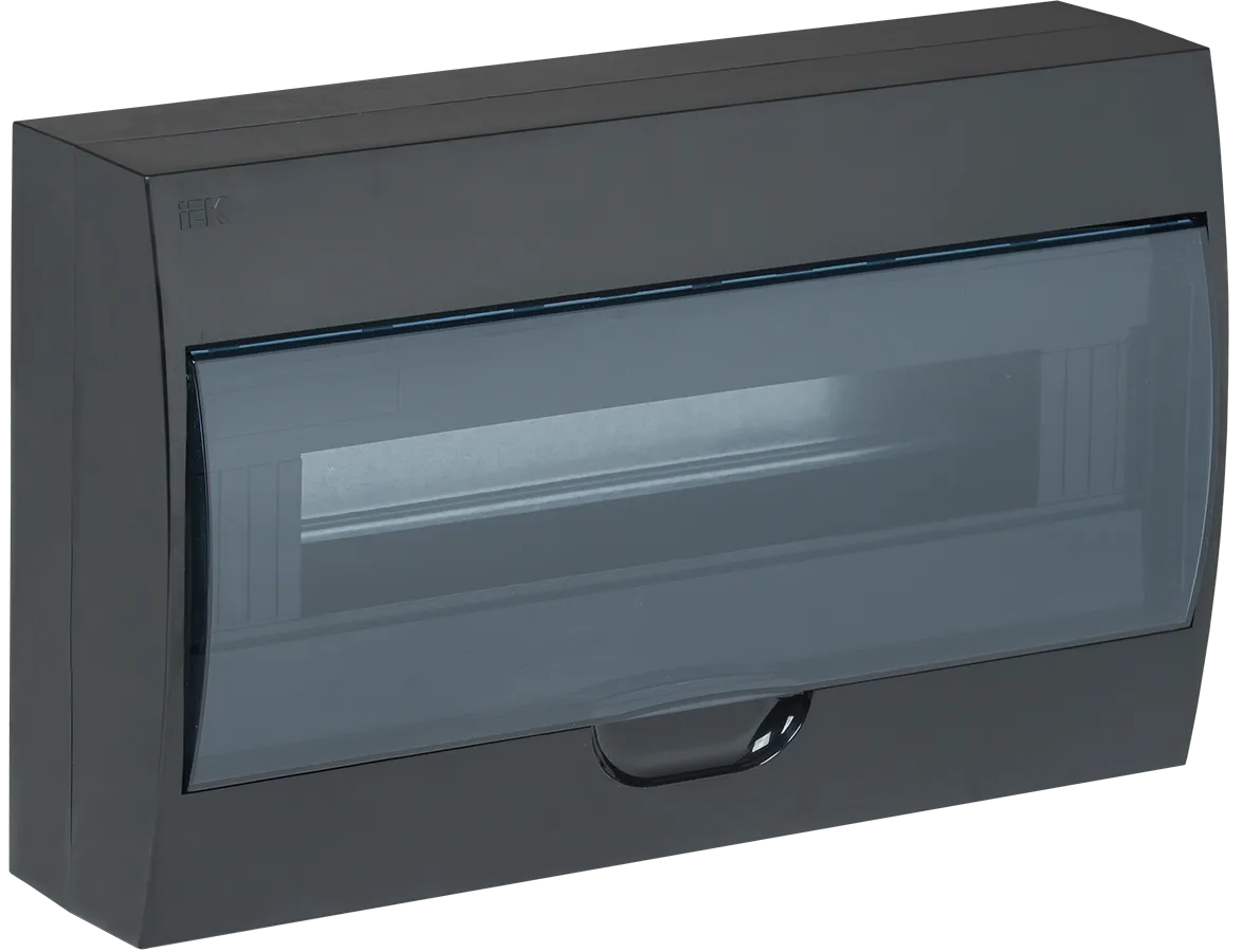 KREPTA 3 Корпус пластиковый ЩРН-П-18 IP41 черный IEK