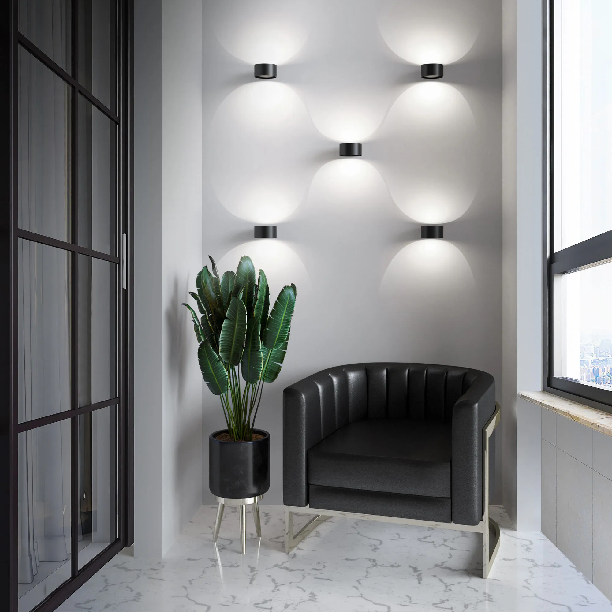 Светильник настенный светодиодный Coneto LED черный 4000К MRL LED 1045 черный Elektrostandard - Фото 2