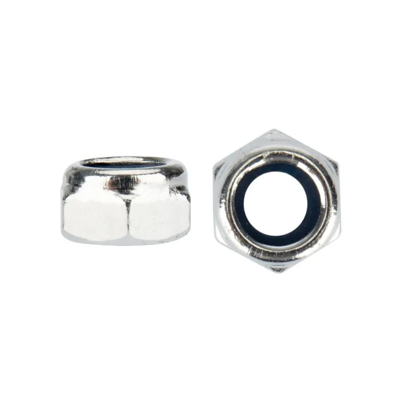 Гайка самоконтрящаяся DIN 985, с нейлоновым кольцом, M6 короб (200 шт/уп) KRANZ - Фото 2