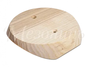 Накладка "Классика" на оцилиндрованное бревно D240мм., круглая, установочная площадка: D 108 мм., дл