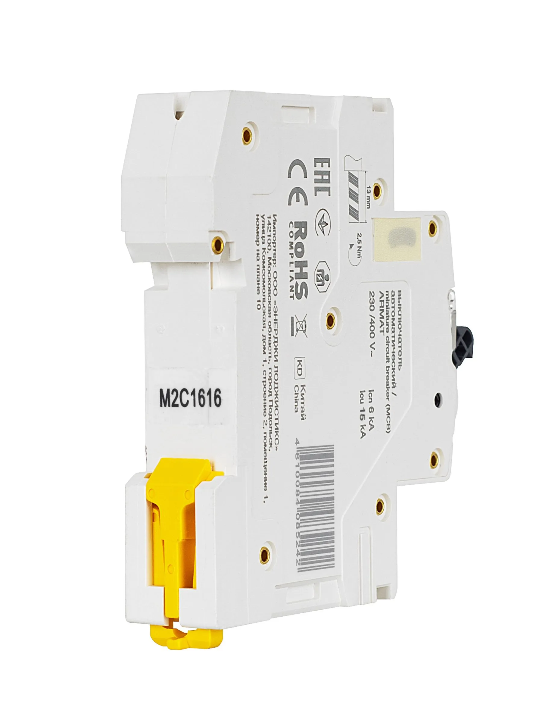 ARMAT Автоматический выключатель M06N 1P C 16А IEK - Фото 6