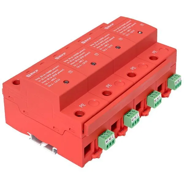 УЗИП Класс 1 Iimp 25kA (10/350μs) 4P EKF - Фото 8